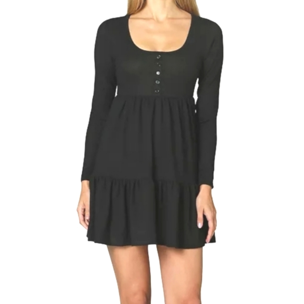 Ultra Flirt Women's Juniors Babydoll Dress Size M